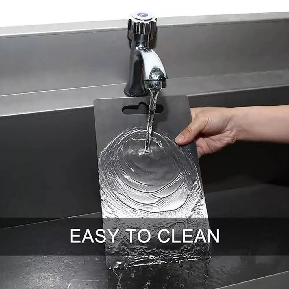 Premium Titanium Cutting Boards - Double-Sided Food Grade Stainless Steel 304 for Versatile Kitchen Use, Ideal for Fruits and Meats